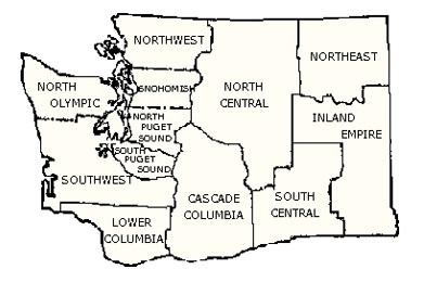 LSAW Chapters - map